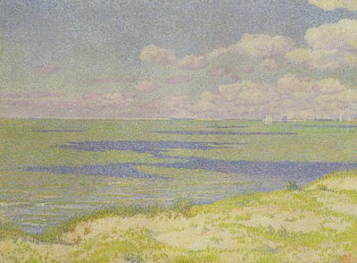 Blick auf die Schelde, 1893 von Théo van Rysselberghe